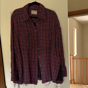 We The Free Vibrant Plaid Shirt